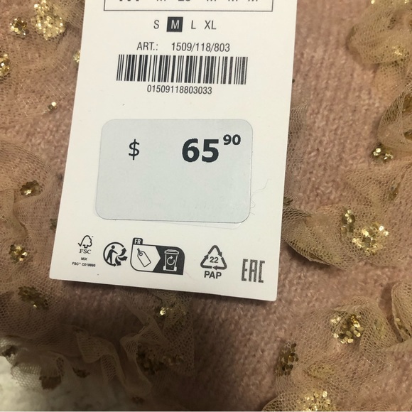 Warm sweater Zara size M - Picture 7 of 8